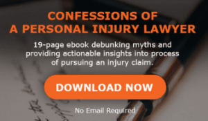 eBook banner - confessions of a personal injury lawyer
